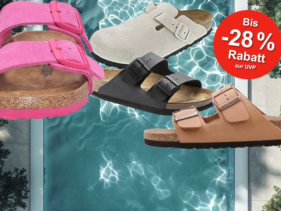 Birkenstock Angebote bei Amazon. Spare bis zu 28% auf die angesagten Sandalen.