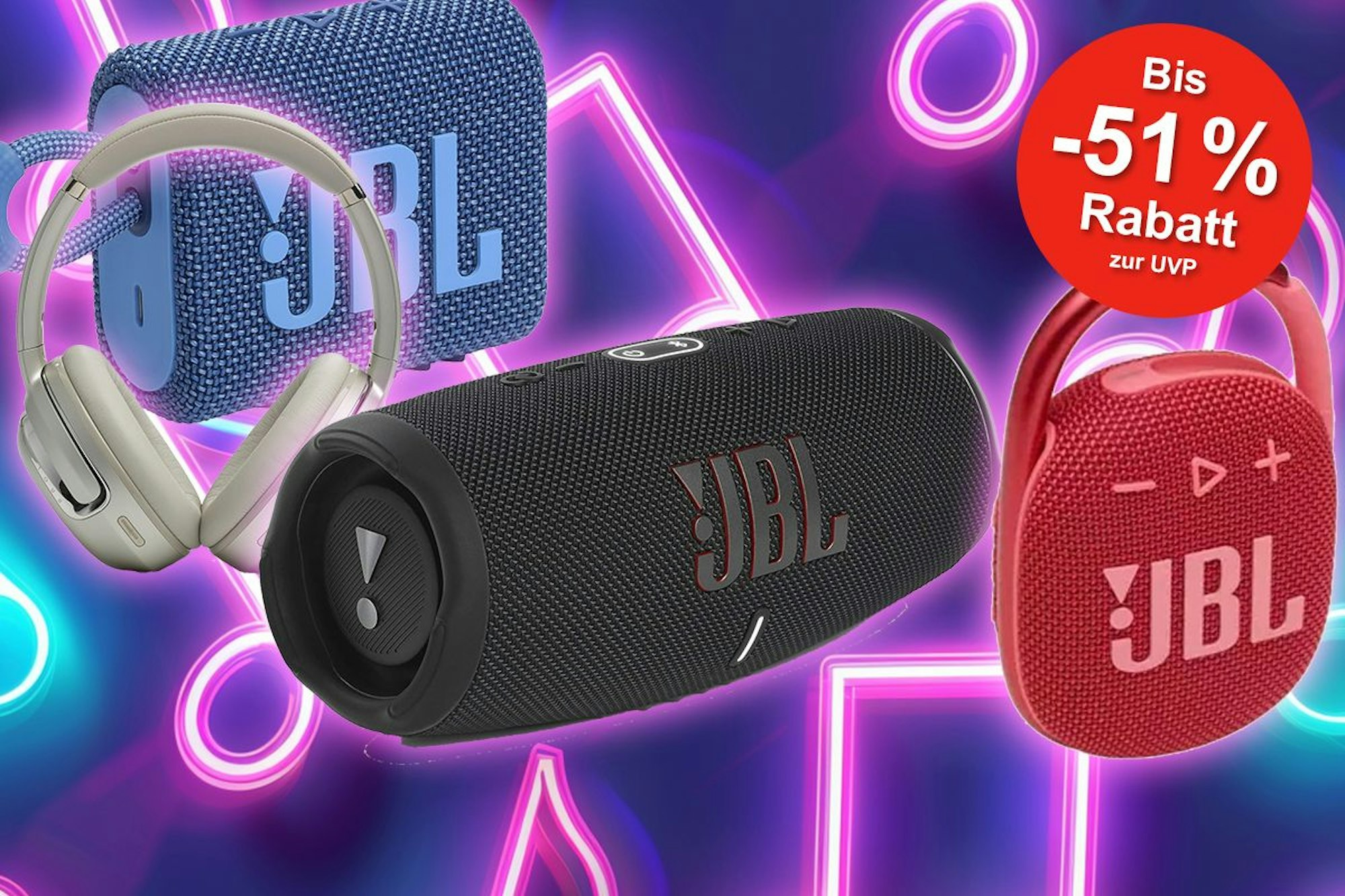 JBL Mega Sale mit bis zu 51% Rabatt bei Amazon