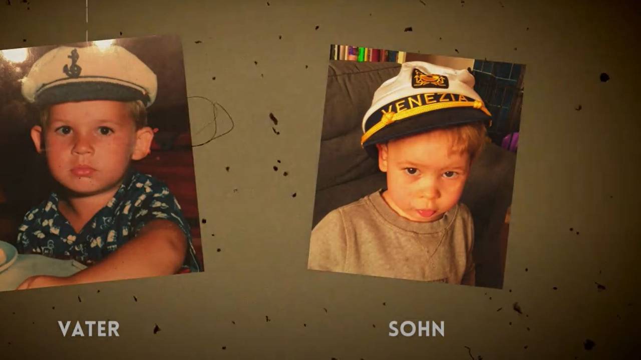 Björn Heuser und Sohn Benjamin.