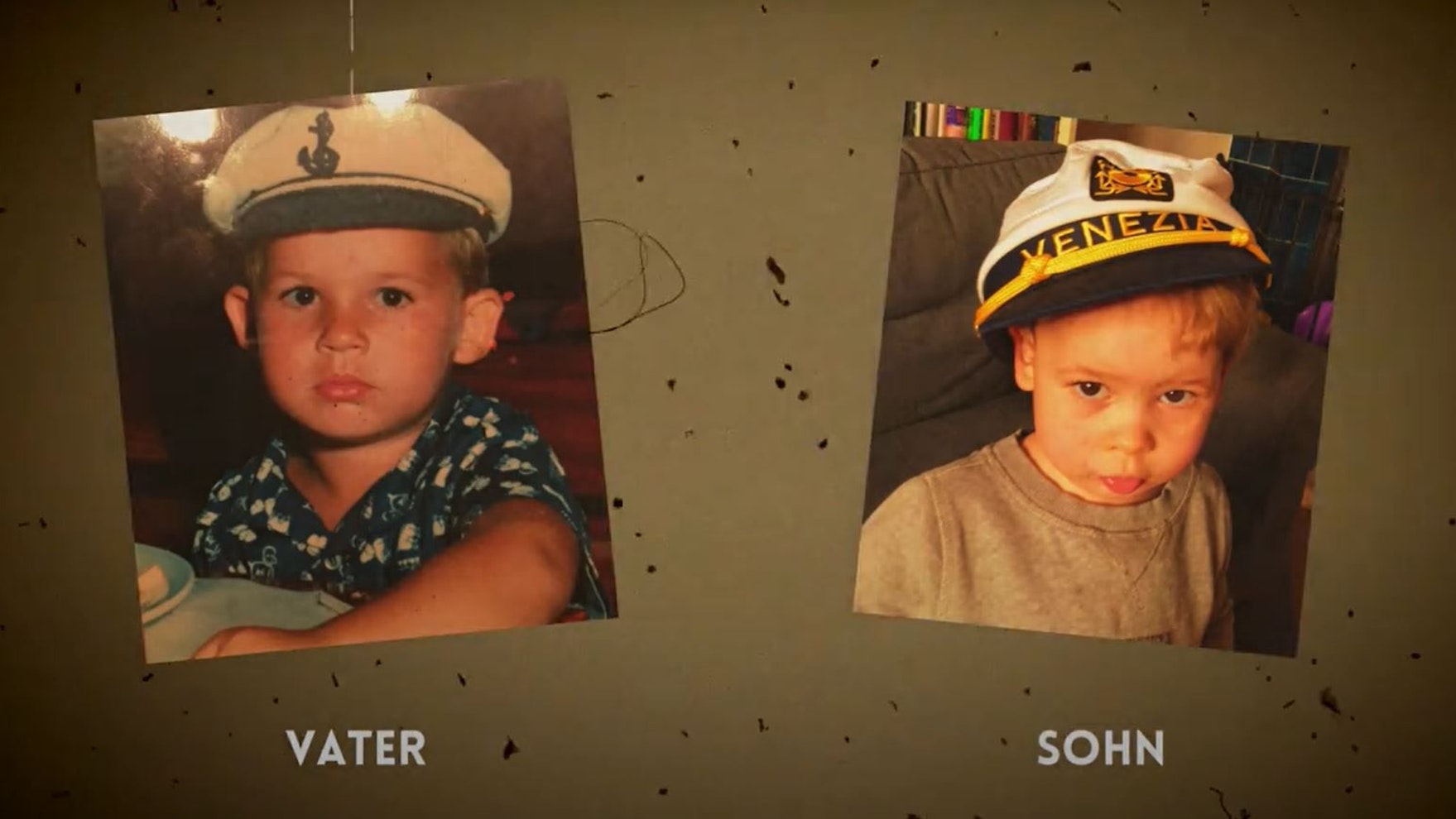 Björn Heuser und Sohn Benjamin.