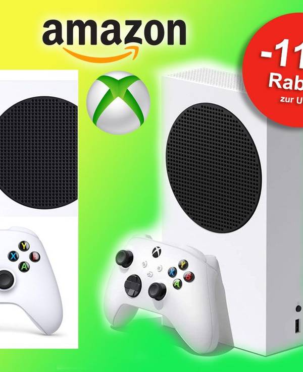 Auf dem Bild ist die Xbox Series S mit Controller abgebildet.