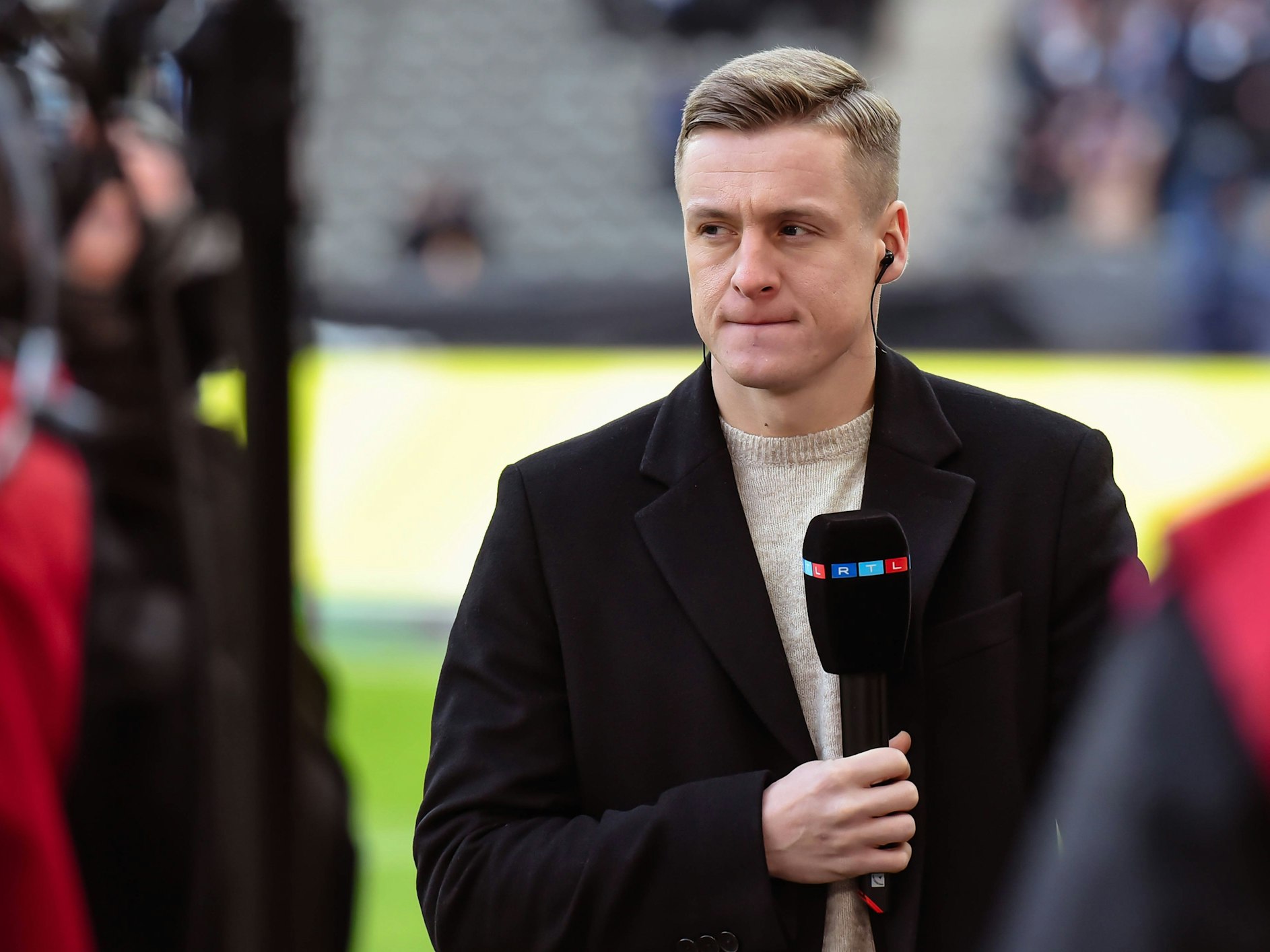 RTL-Experte Felix Kroos vor dem Spiel zwischen Hertha BSC und Fortuna Düsseldorf am 21. Januar 2024.