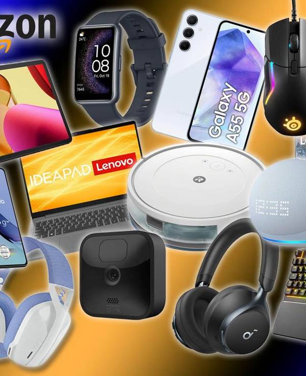 Elektronische Geräte von Smartphone über Computer-Tastatur bis Laptop, Tablet, Saugroboter und Kopfhörer von Amazon, SteelSeries, Motorola, Samsung, Lenovo, Huawei, iRobot.