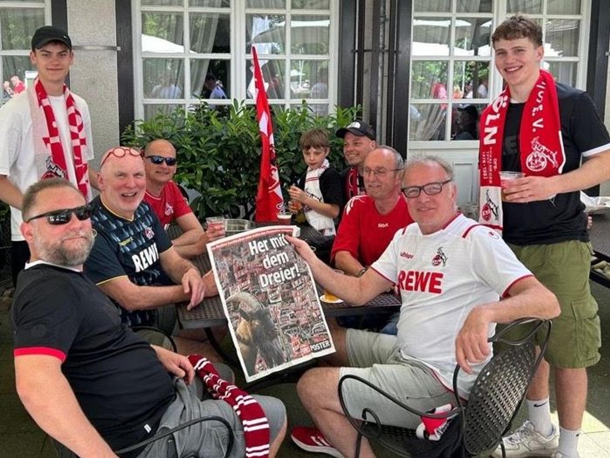 FC-Fans vor dem Spiel gegen Union Berlin.