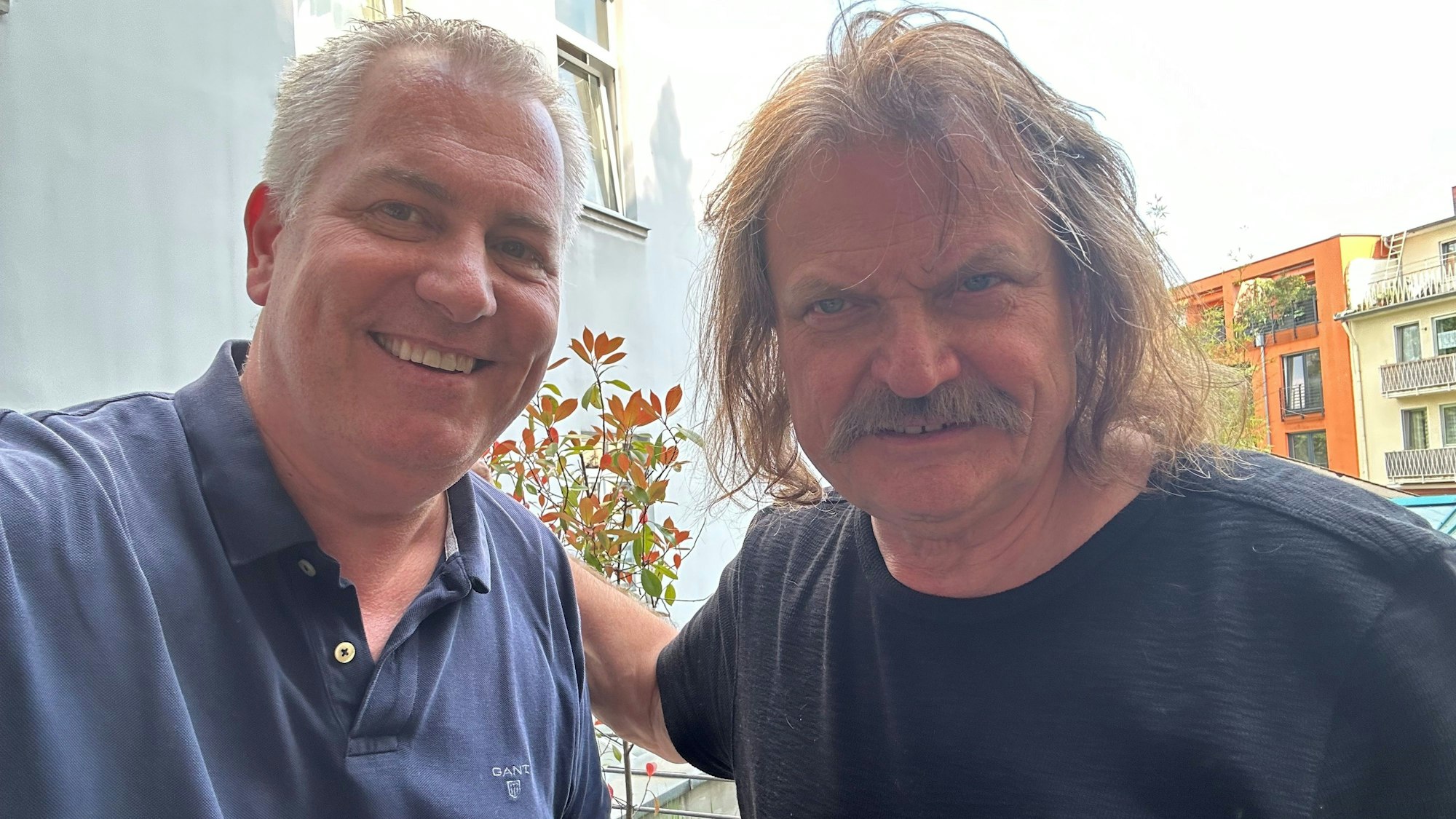 Marcel Schwamborn und Leslie Mandoki.