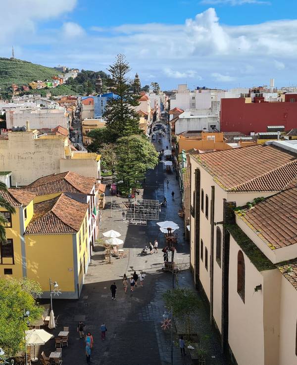 Der Ort La Laguna im Nordosten von Teneriffa.