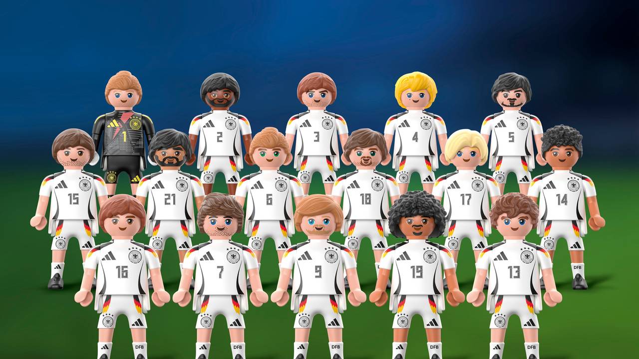 In Vorbereitung auf die Europameisterschaft 2024 kommen die DFB-Stars als original Playmobil-Figuren mit offizieller DFB-Lizenz in die EDEKA-Märkte.