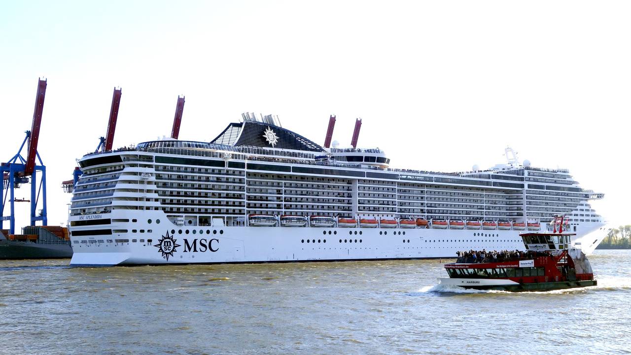 Ein Kreuzfahrtschiff der Reederei MSC Cruises.