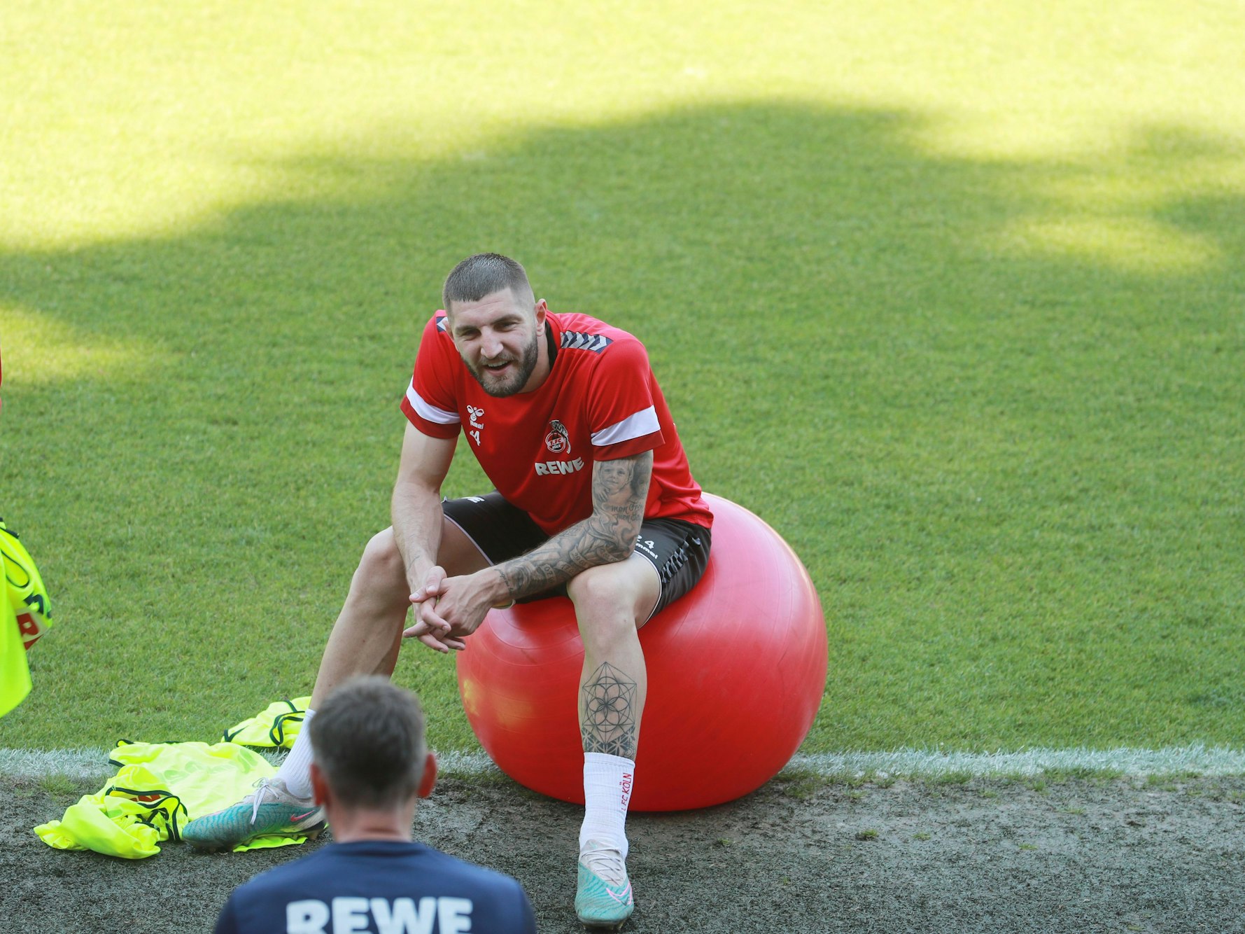 Jeff Chabot beim Training des 1. FC Köln.
