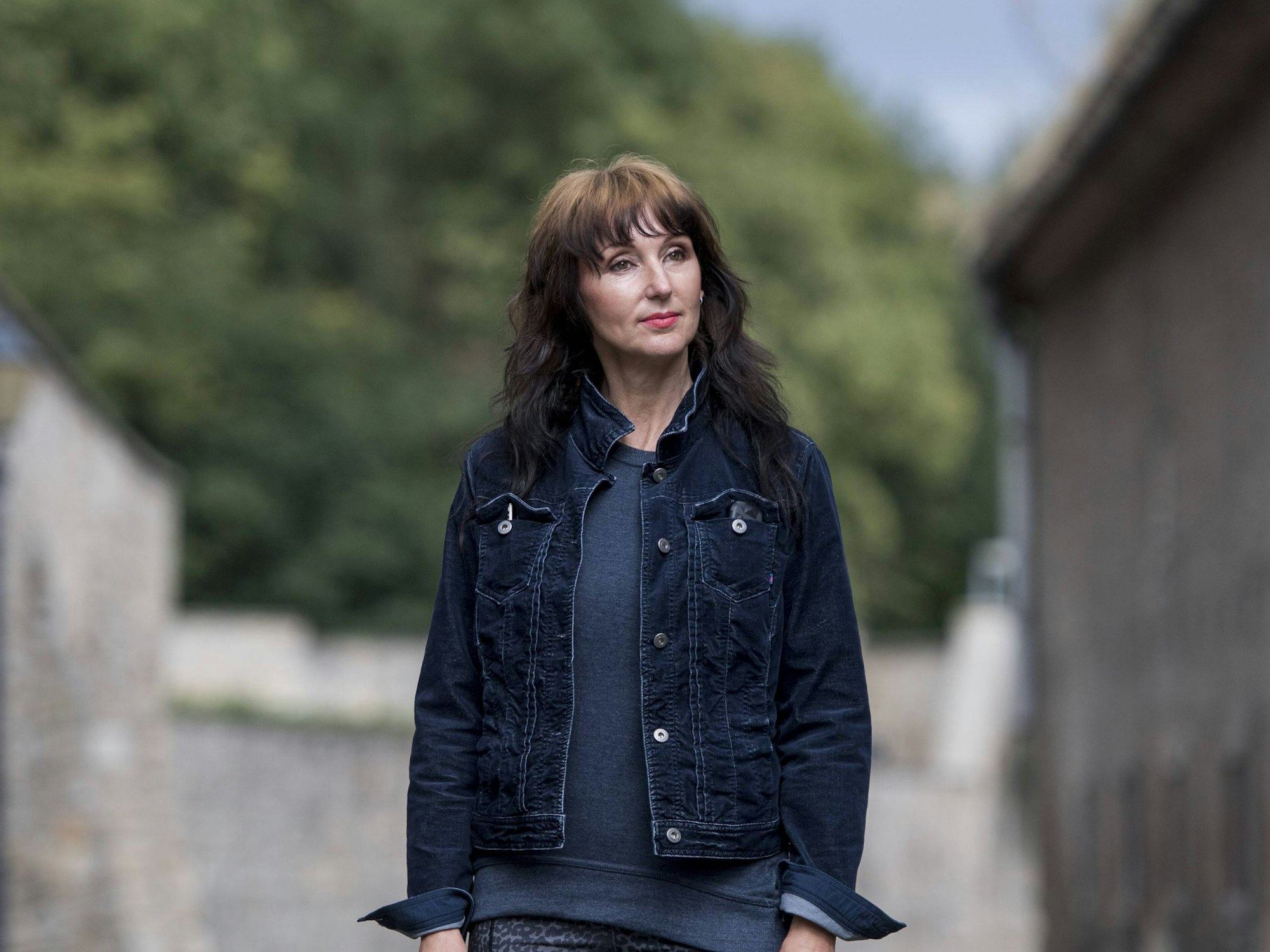 Immobilien-Fernseh-Frau Hanka Rackwitz, aufgenommen am Mittwoch (10.08.2016) in Mücheln.