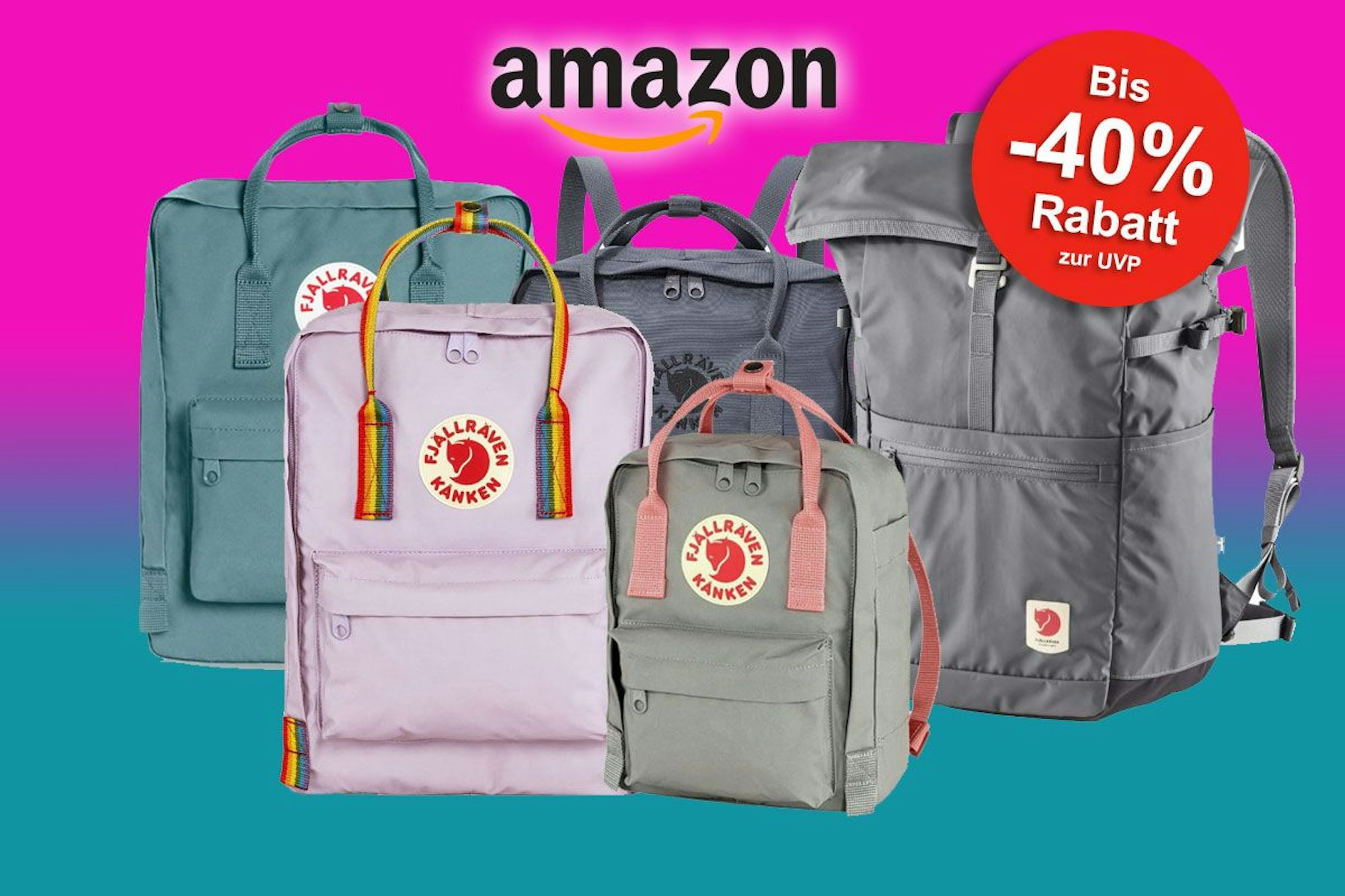 Auf dem Bild sind unterschiedliche Modelle von Rucksäcken der Marke Fjällhäven zu sehen.