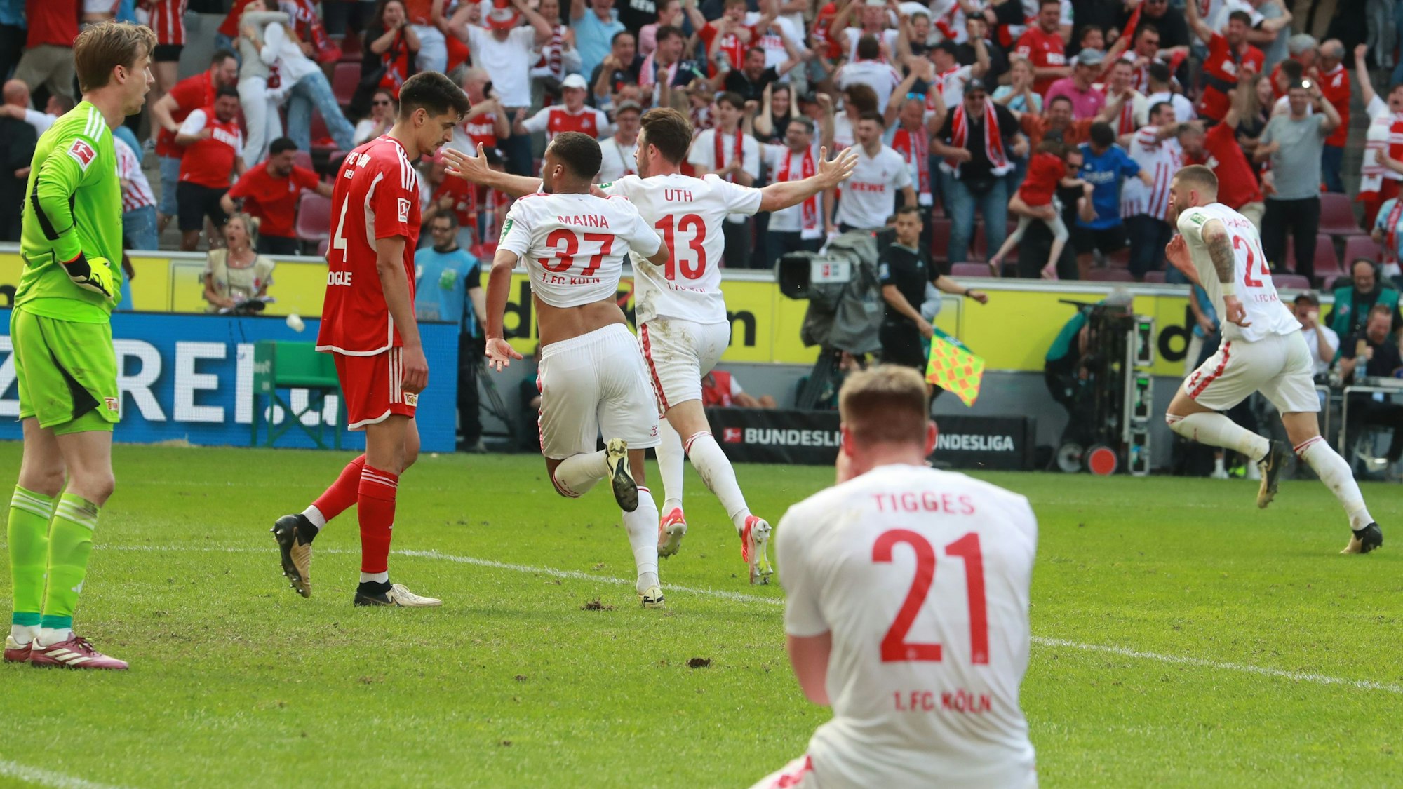 Der 1. FC Köln jubelt, Union Berlin resigniert. Wiederholen sich die Bilder vom 11. Mai 2024 eine Woche später?