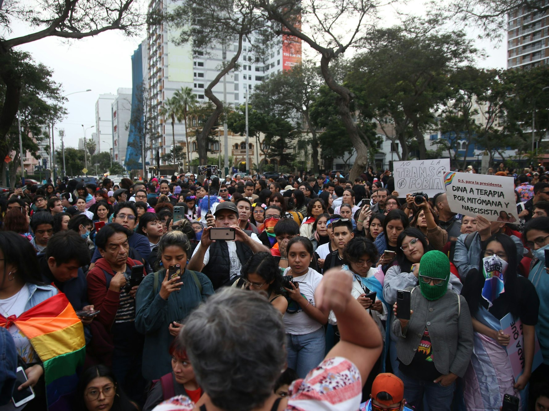 In Peru sind Hunderte Menschen gegen ein Gesetz auf die Straßen gegangen, das trans Personen als „krank“ bezeichnet.