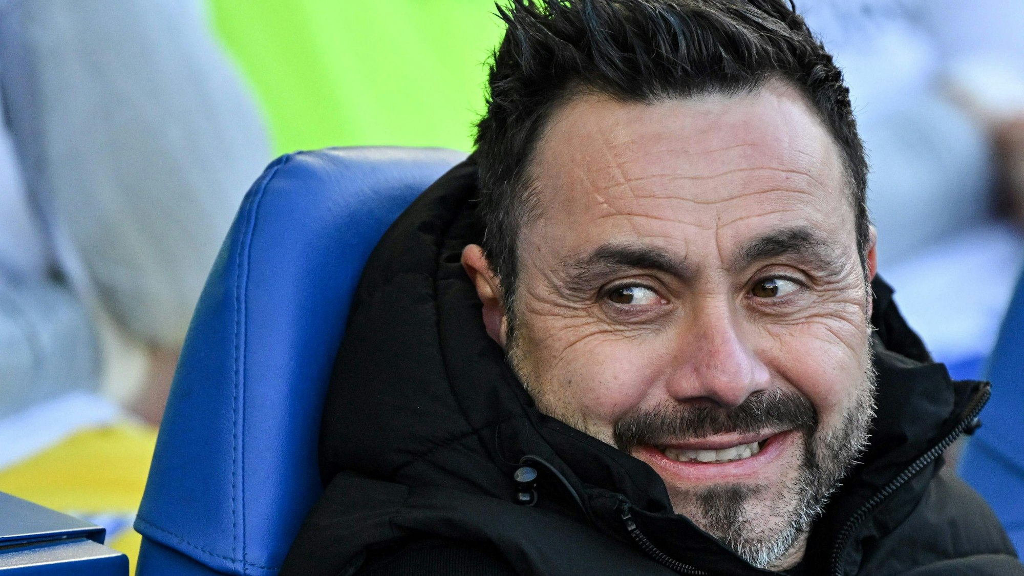 Roberto De Zerbi am 15. Mai 2024 beim Spiel zwischen seinem Klub Brighton and Hove Albion und dem FC Chelsea.