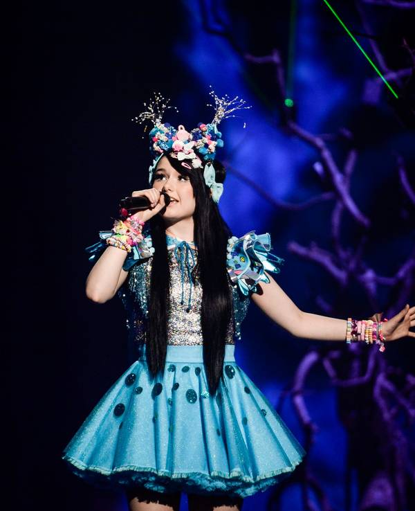Jamie-Lee Kriewitz perform bei ESC 2016 in Stockholm ihren Song „Ghost“.