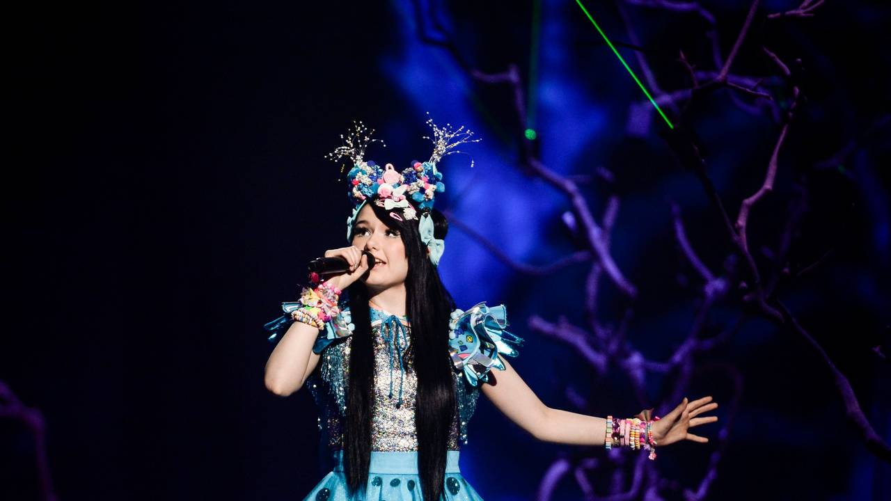 Jamie-Lee Kriewitz perform bei ESC 2016 in Stockholm ihren Song „Ghost“.