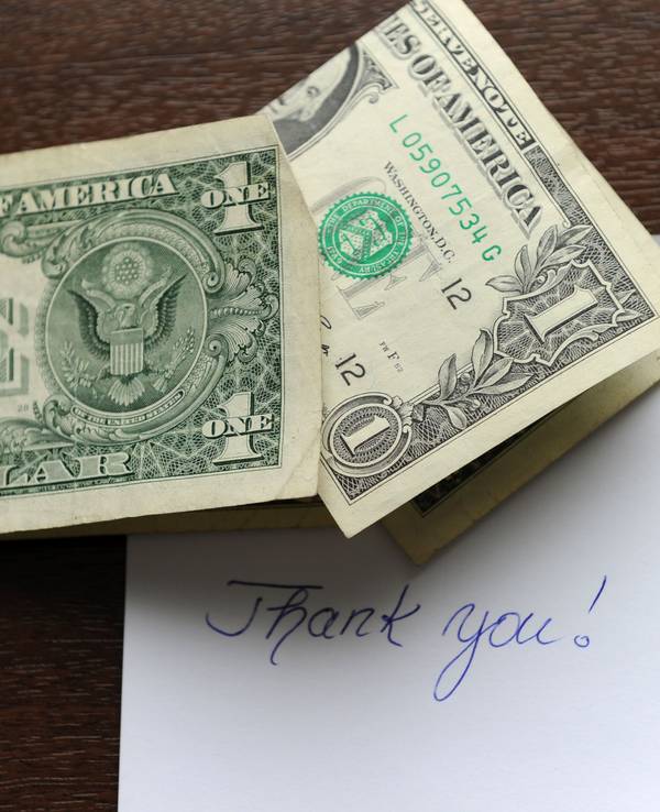 In den USA darf es beim Trinkgeld gerne etwas mehr sein.