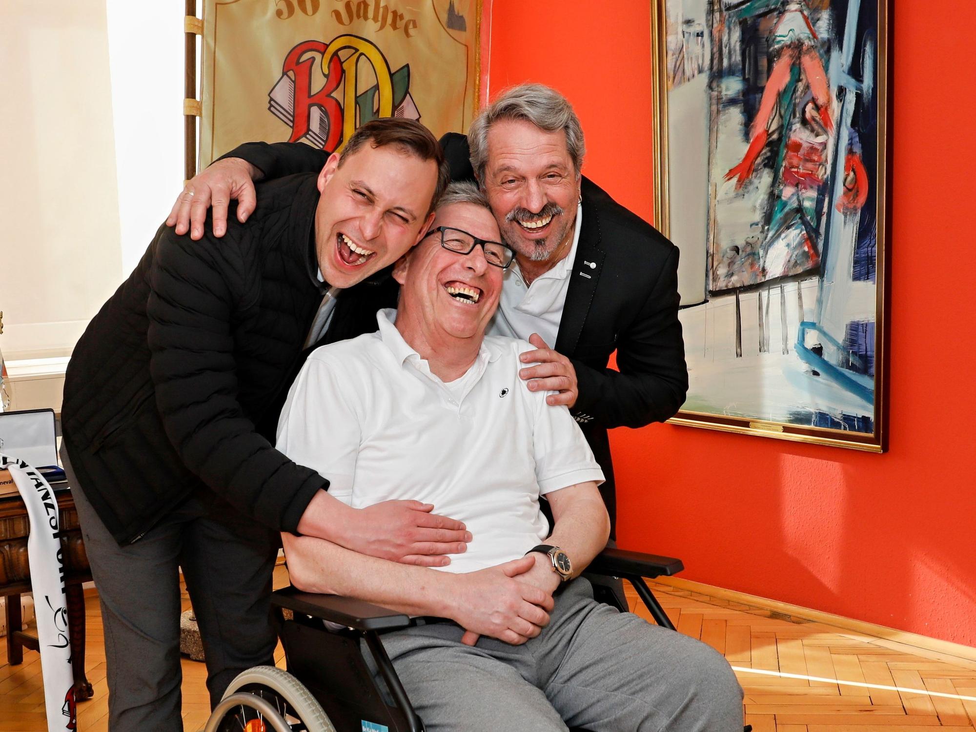 Sascha, Friedrich und Werner Klupsch.