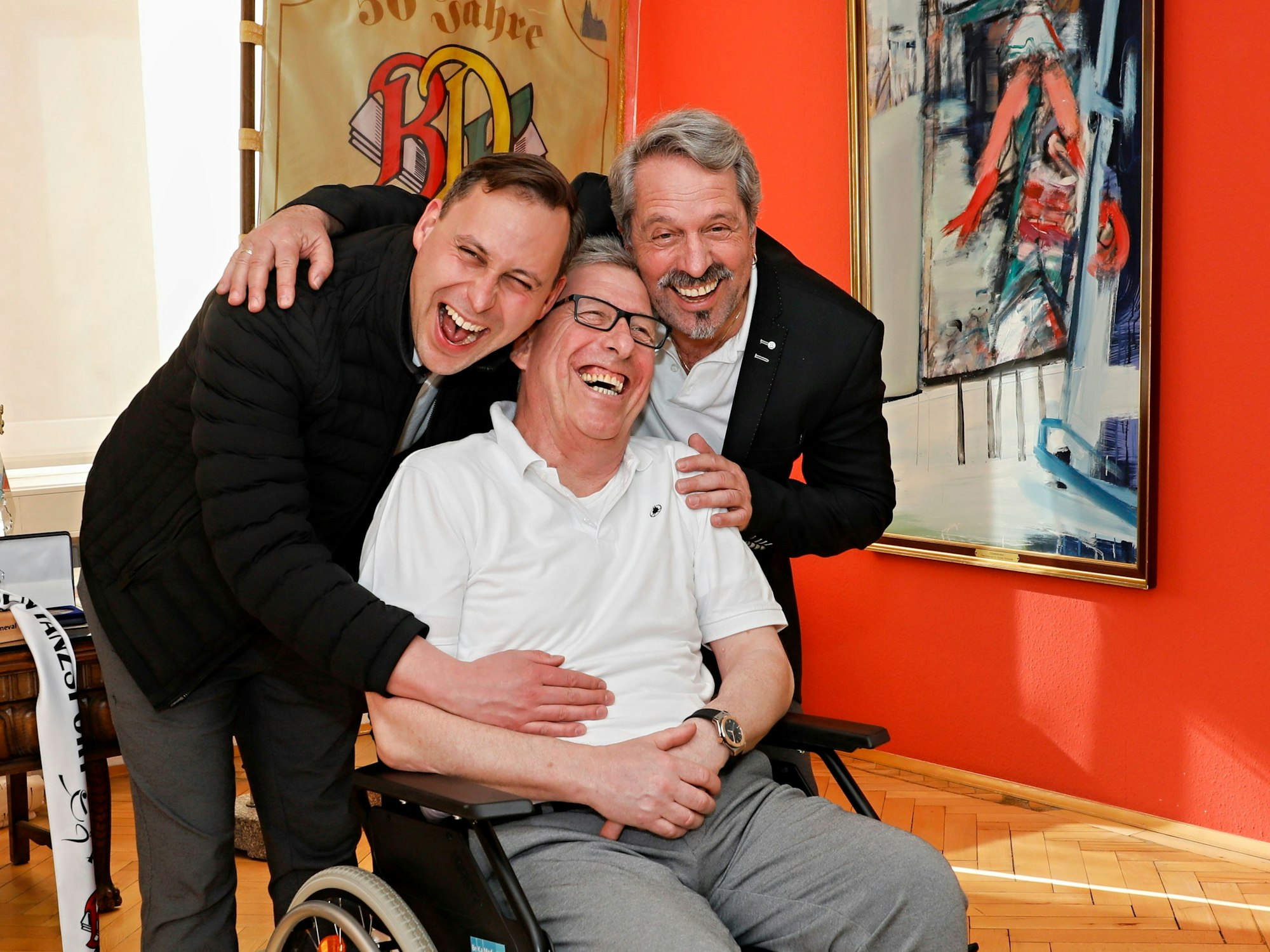 Sascha, Friedrich und Werner Klupsch.