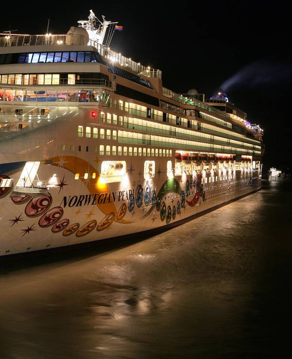 Das Schiff „Norwegian Pearl“.