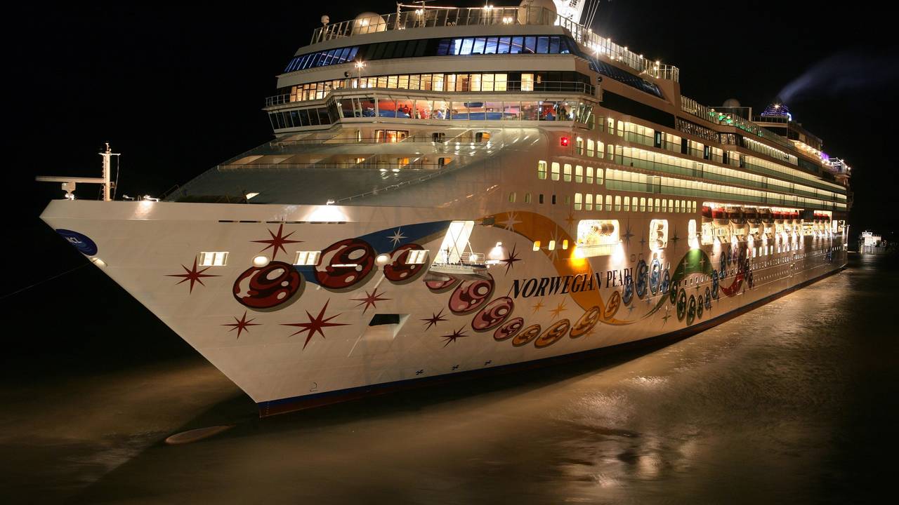 Das Schiff „Norwegian Pearl“.