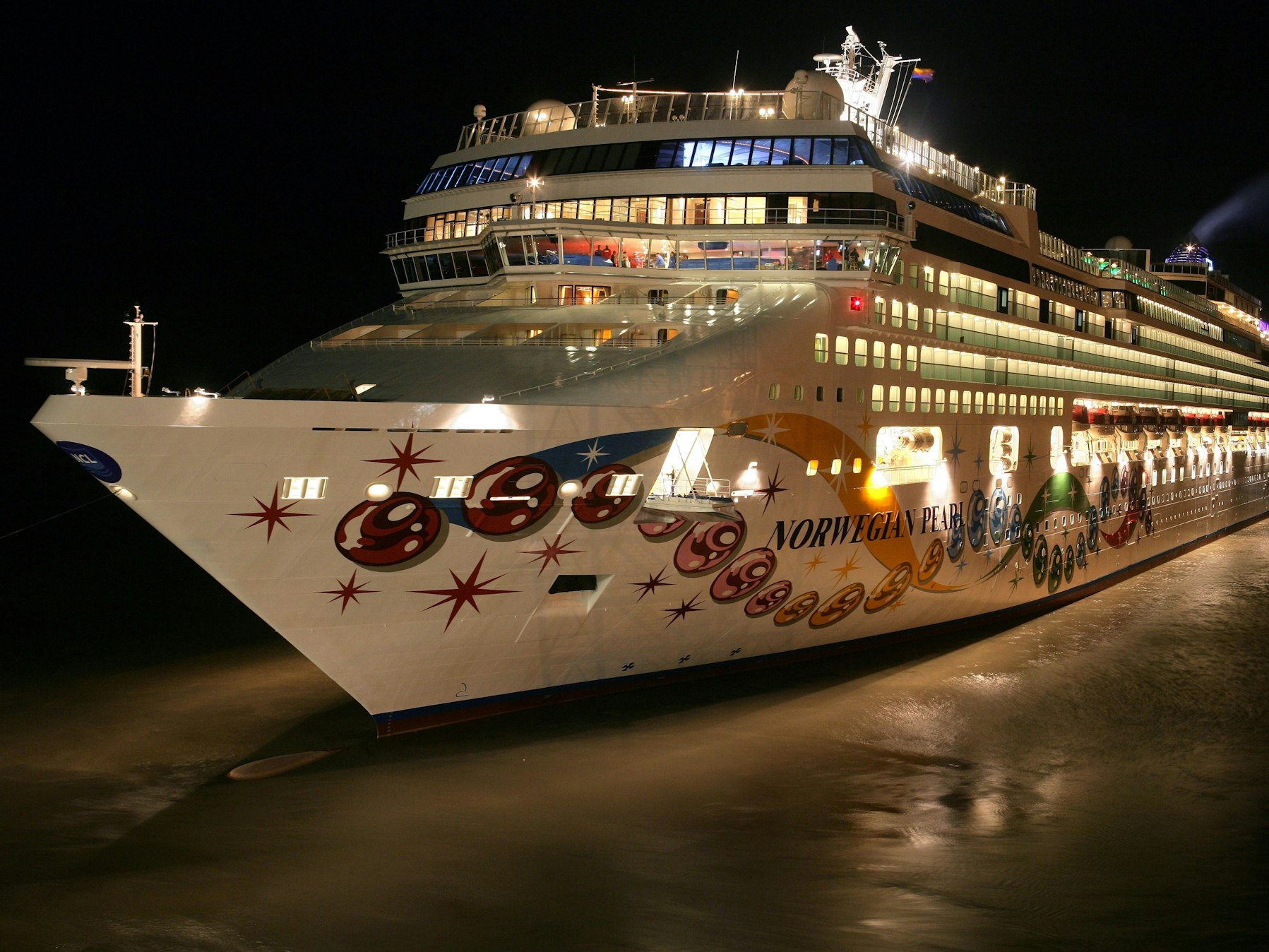 Das Schiff „Norwegian Pearl“.