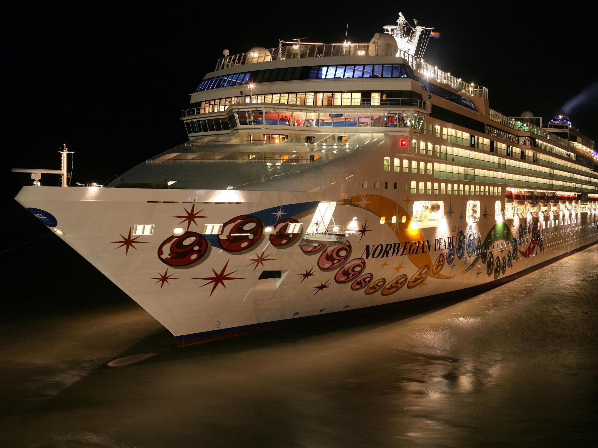 Das Schiff „Norwegian Pearl“.