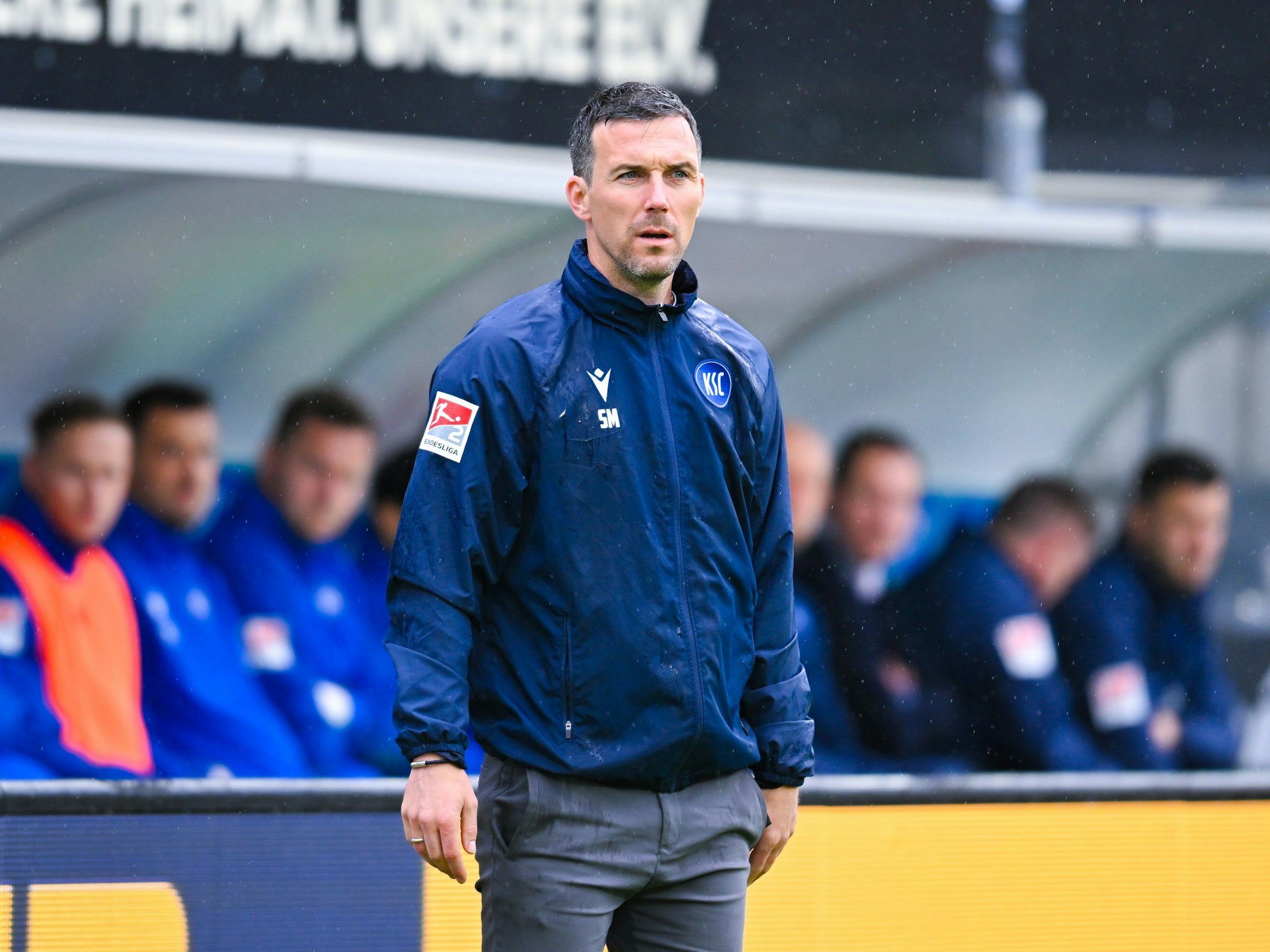 Christian Eichner beim Spiel gegen den SV Elversberg.