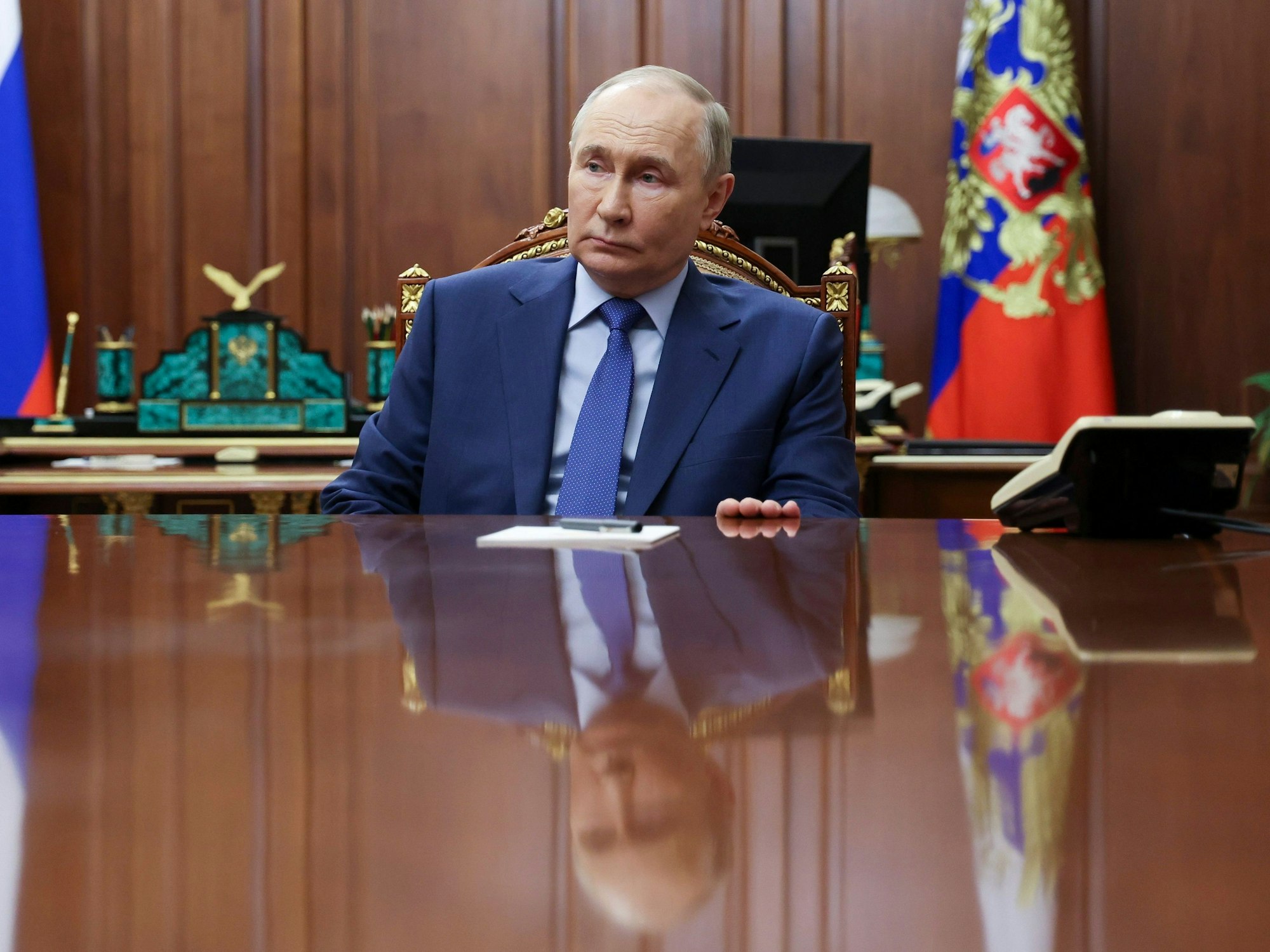 Wladimir Putin im Kreml.