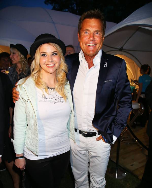 Dieter Bohlen mit Beatrice Egli bei der Fashion Night 2013 von Soccx und Camp David.