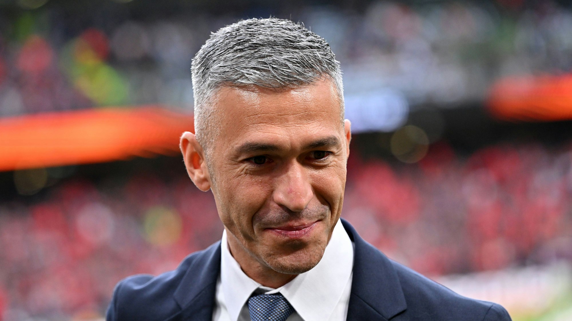 Luis García beim Finale der Europa League in Dublin.