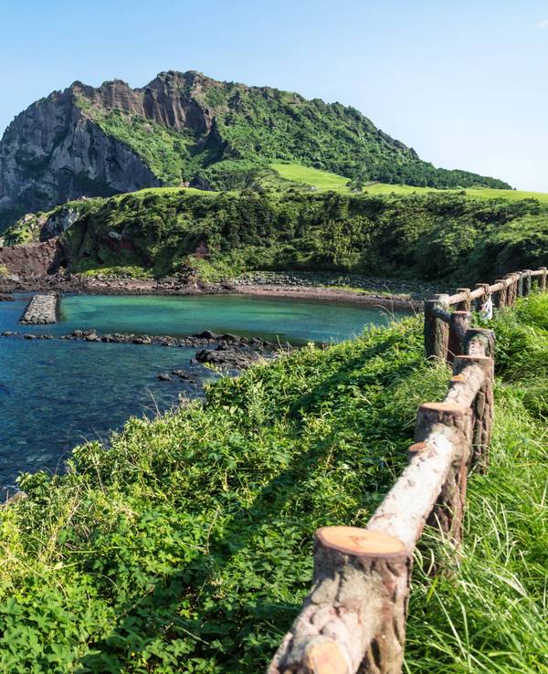 Die Insel Jeju in Südkorea.