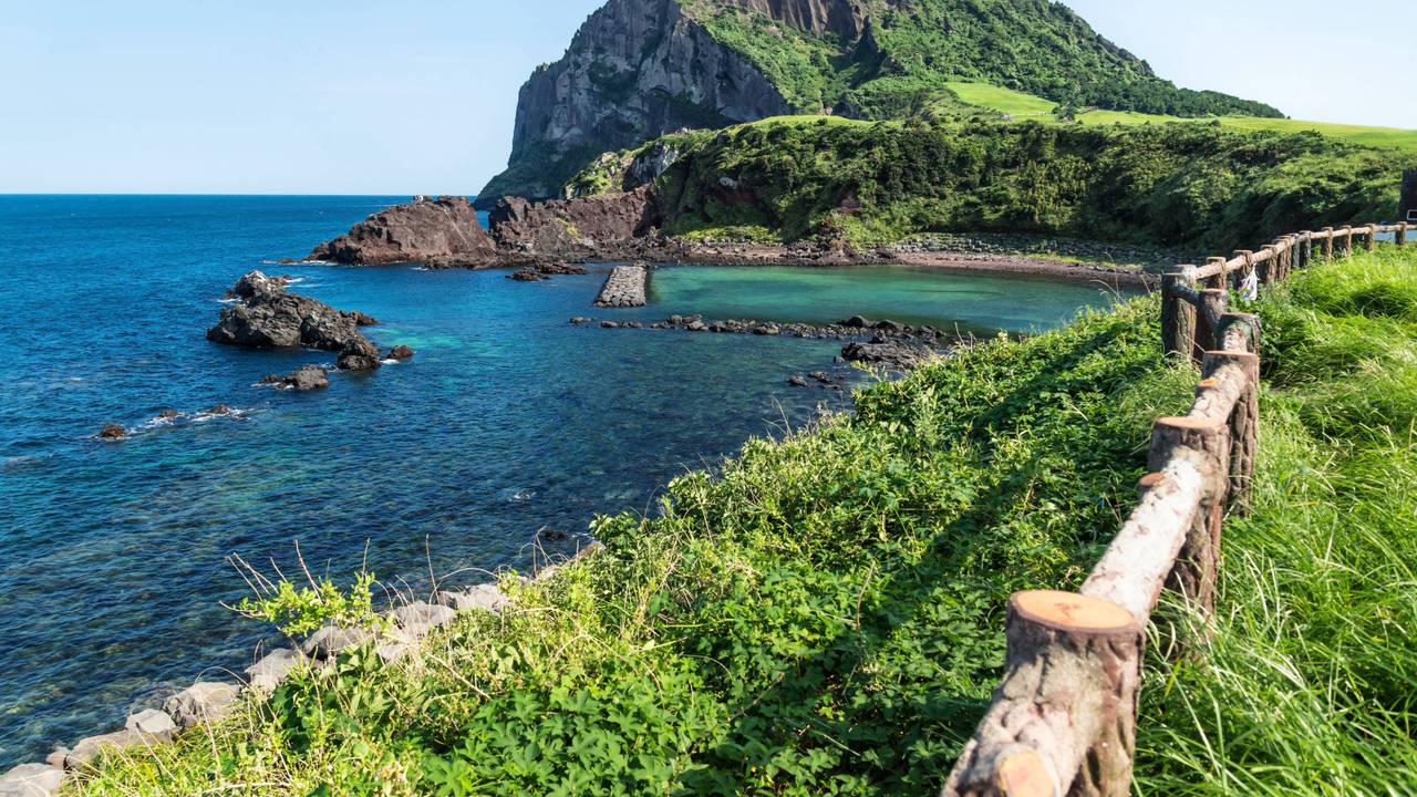 Die Insel Jeju in Südkorea.