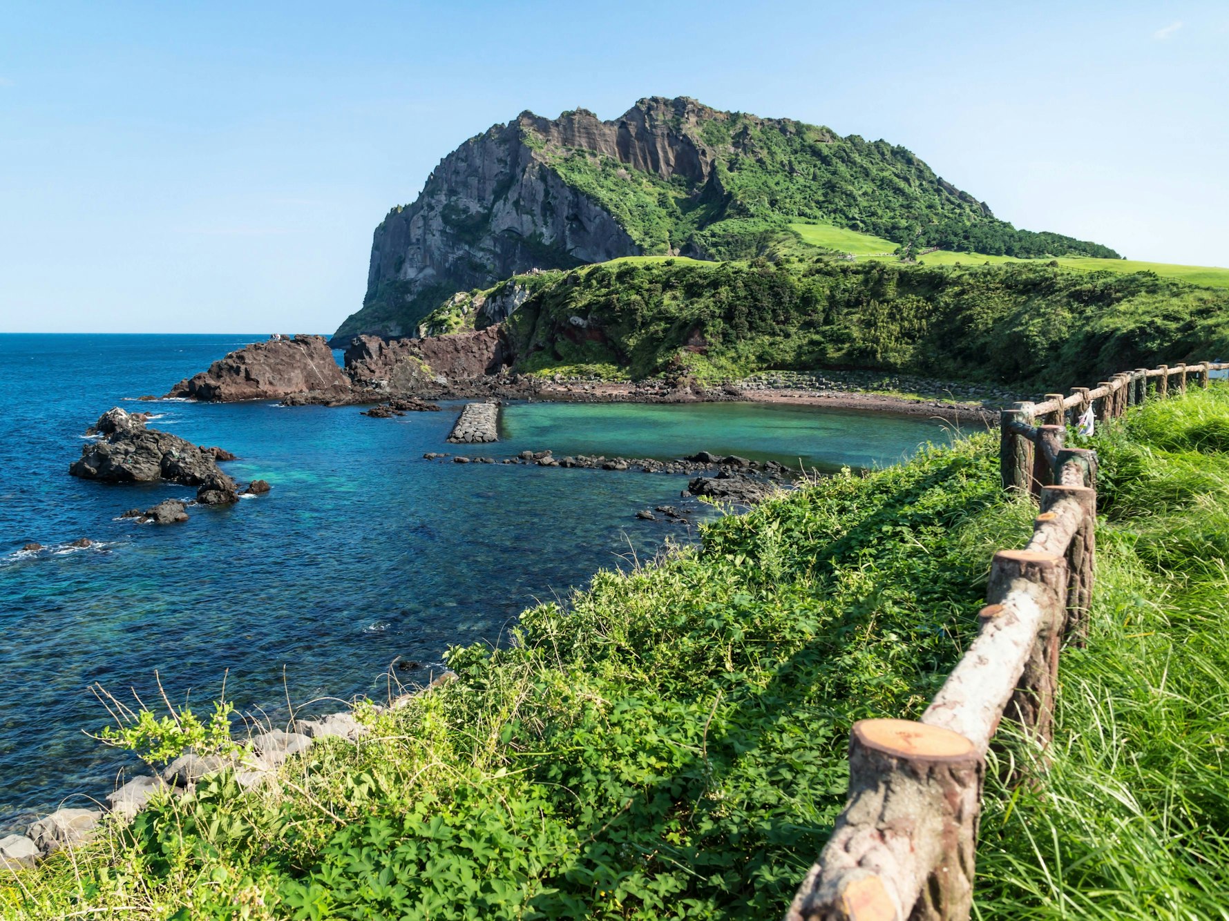 Die Insel Jeju in Südkorea.