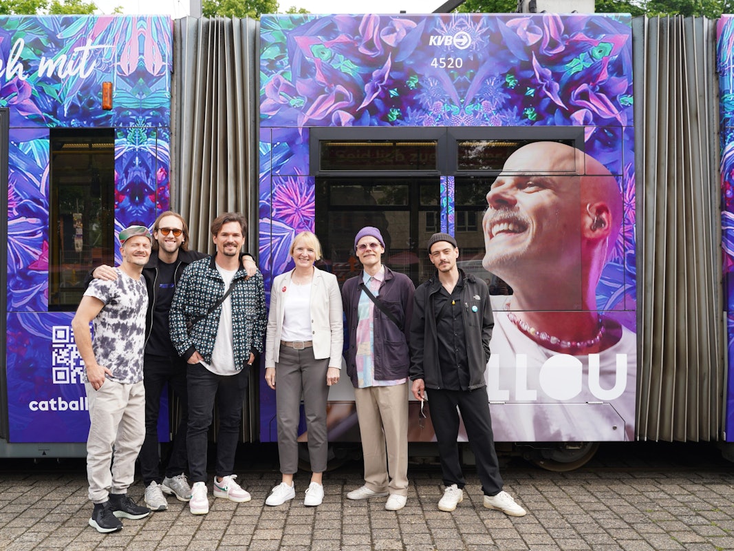 KVB gestaltet Stadtbahn für die Kölner Band Cat Ballou