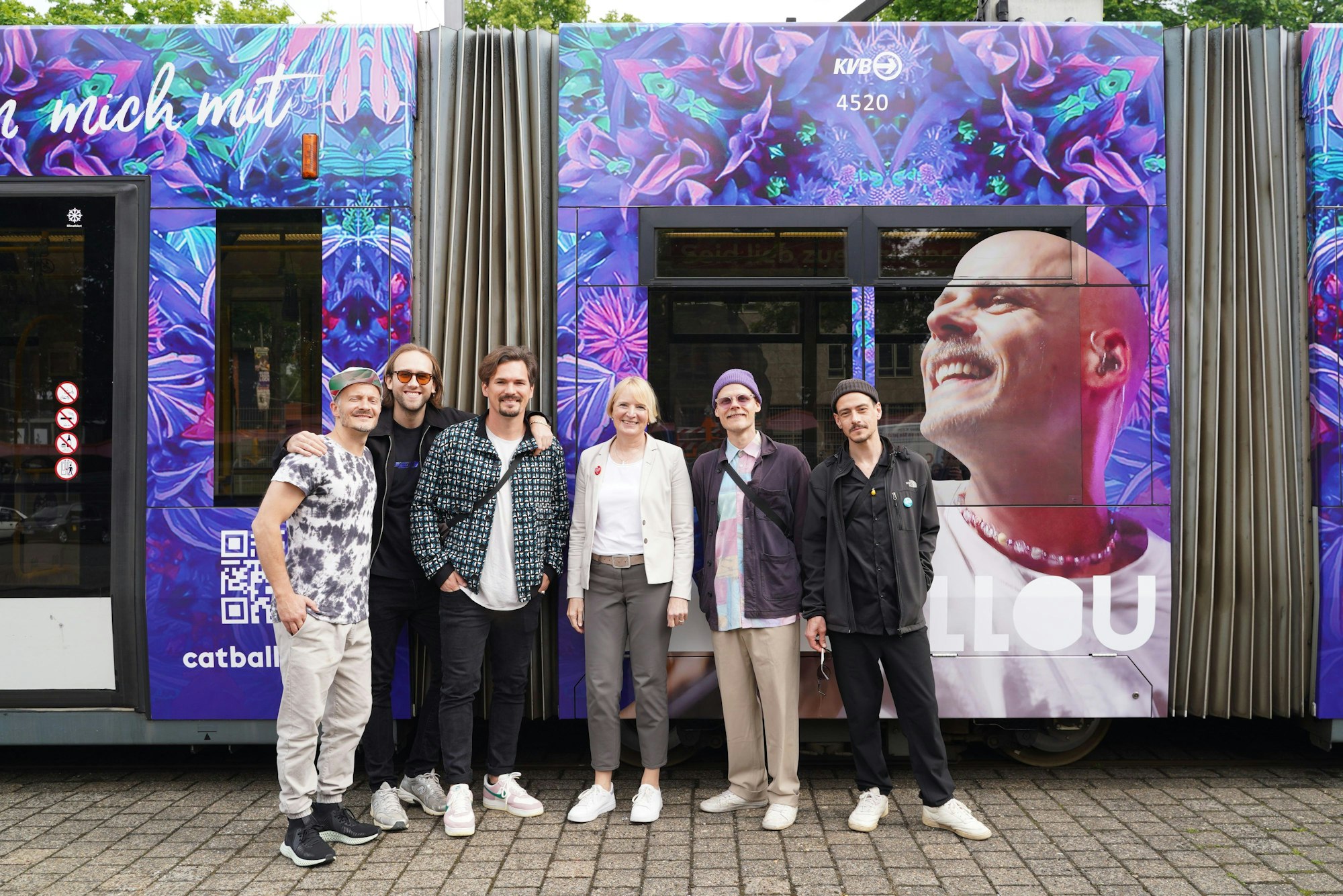 KVB gestaltet Stadtbahn für die Kölner Band Cat Ballou