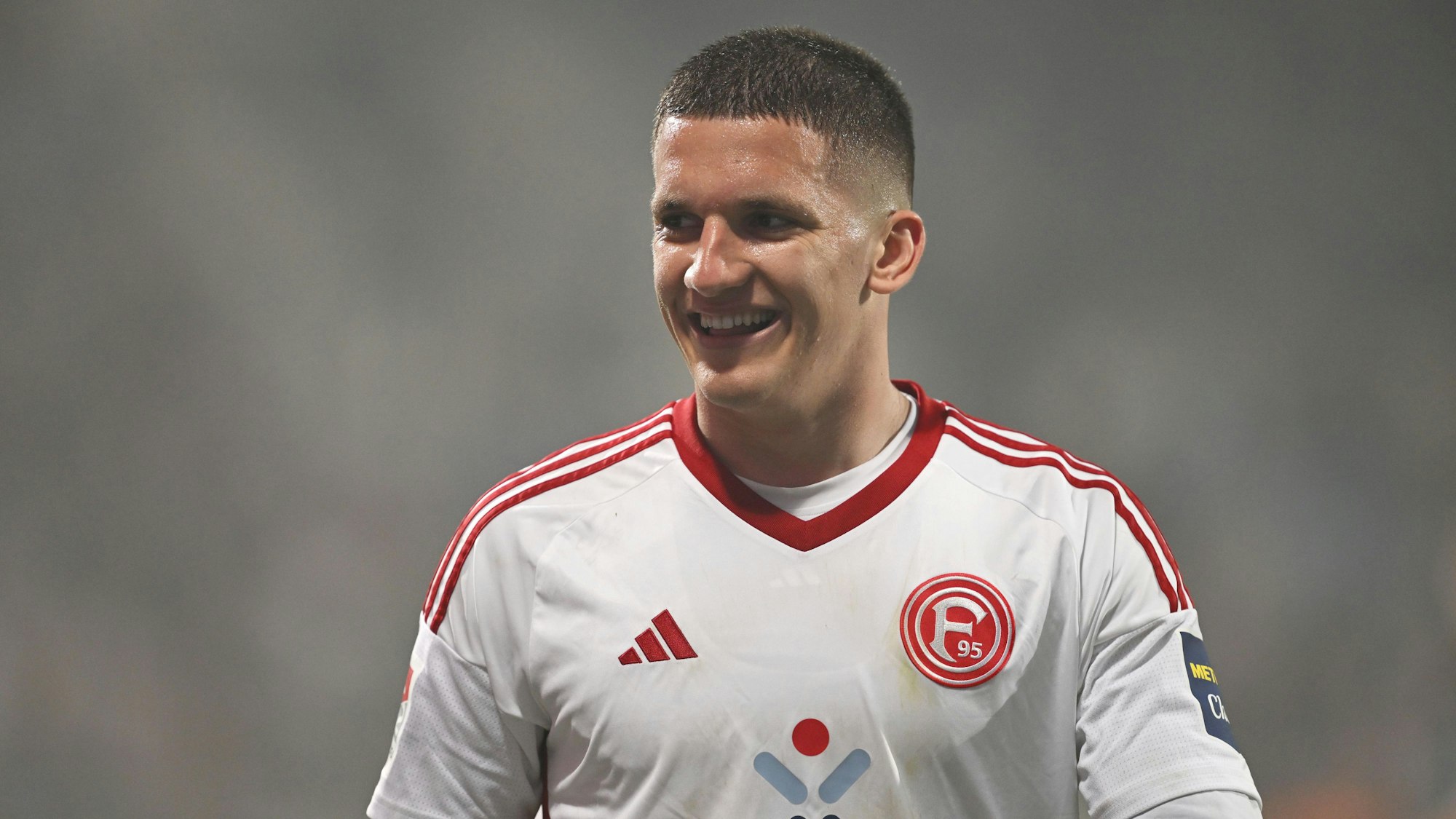 Christos Tzolis beim Relegations-Hinspiel von Fortuna Düsseldorf in Bochum.