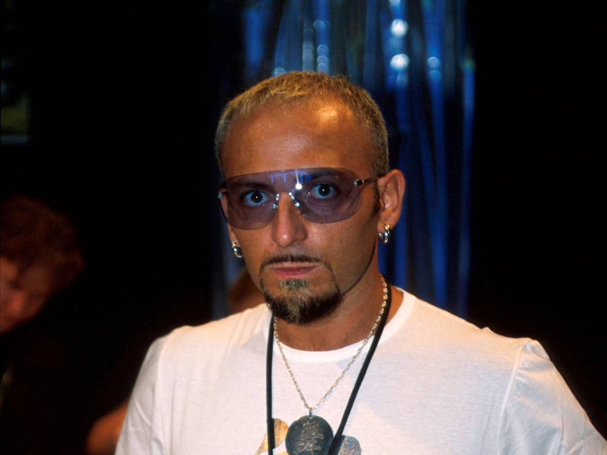 Das Foto zeigt den Musiker Gigi D'Agostino. Aufnahmeort sowie -datum sind unbekannt.