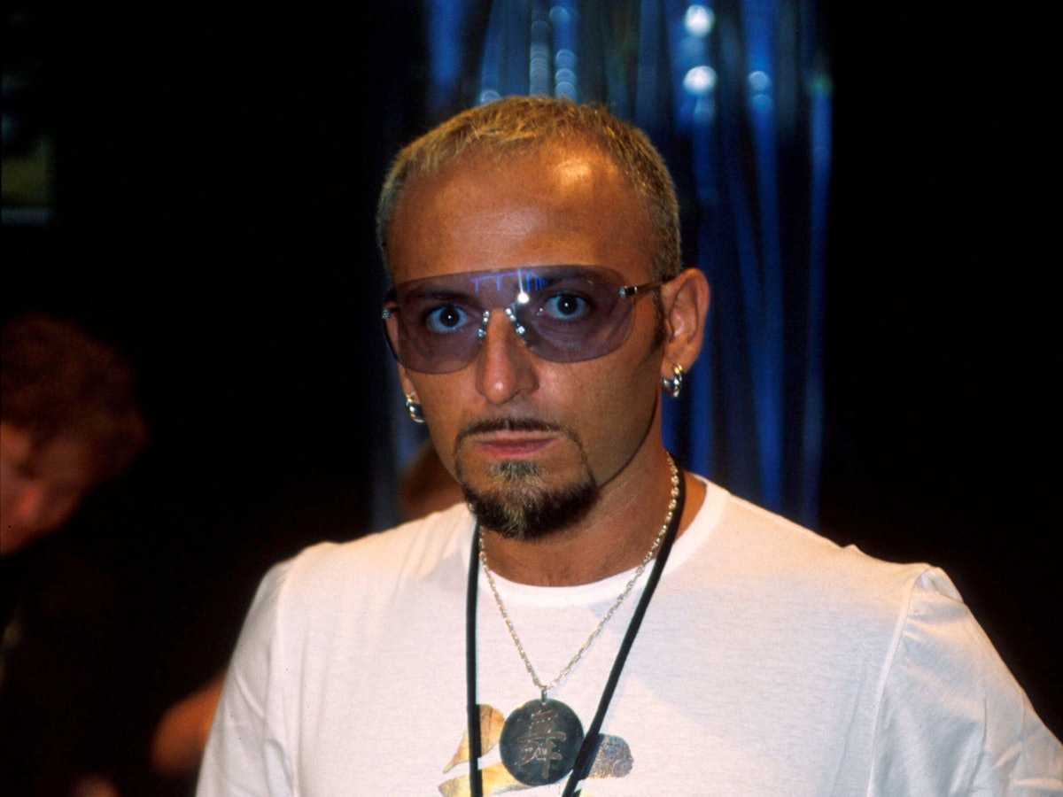 Das Foto zeigt den Musiker Gigi D'Agostino. Aufnahmeort sowie -datum sind unbekannt.