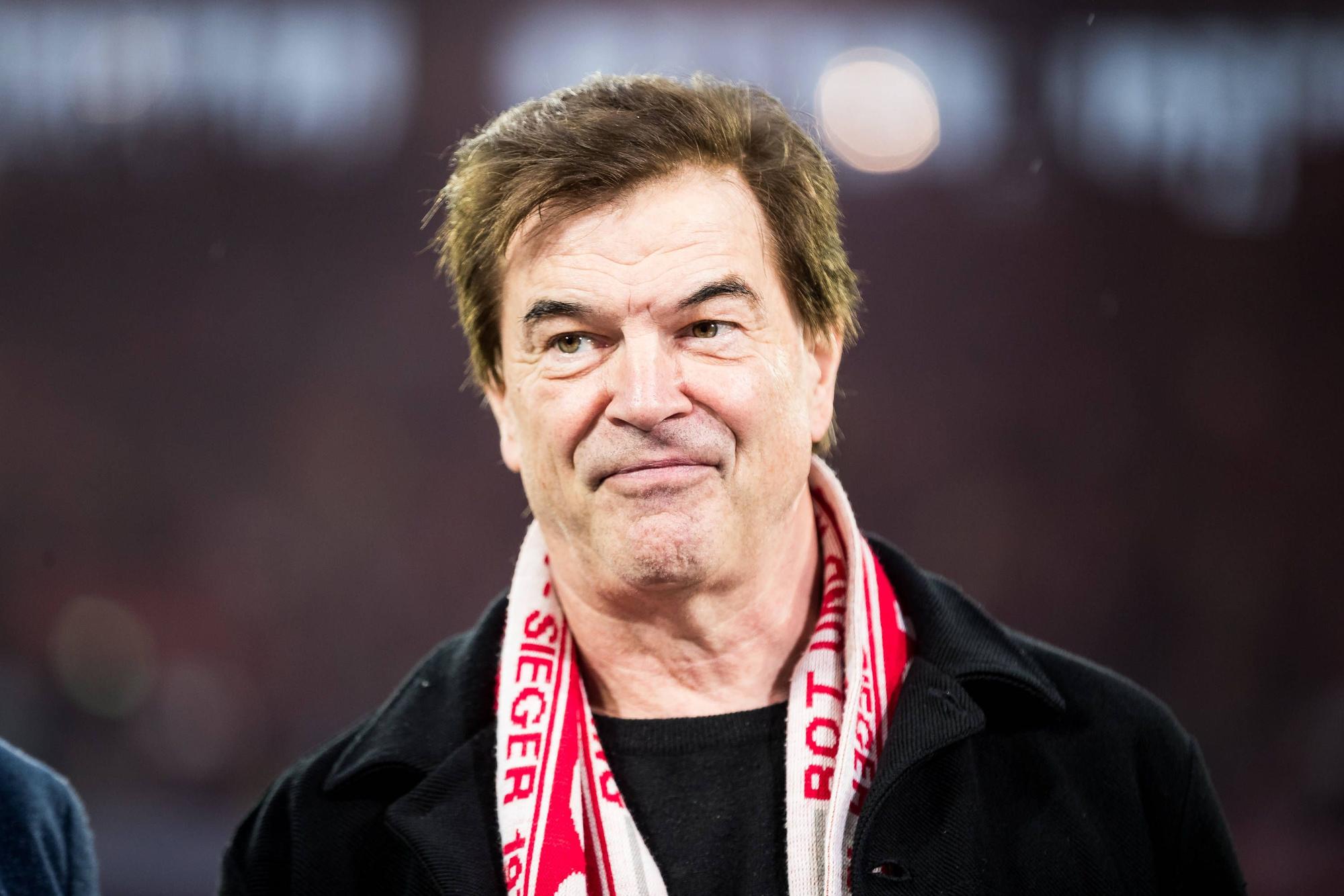 Campino mit Fortuna-Schal vor dem Relegations-Rückspiel
