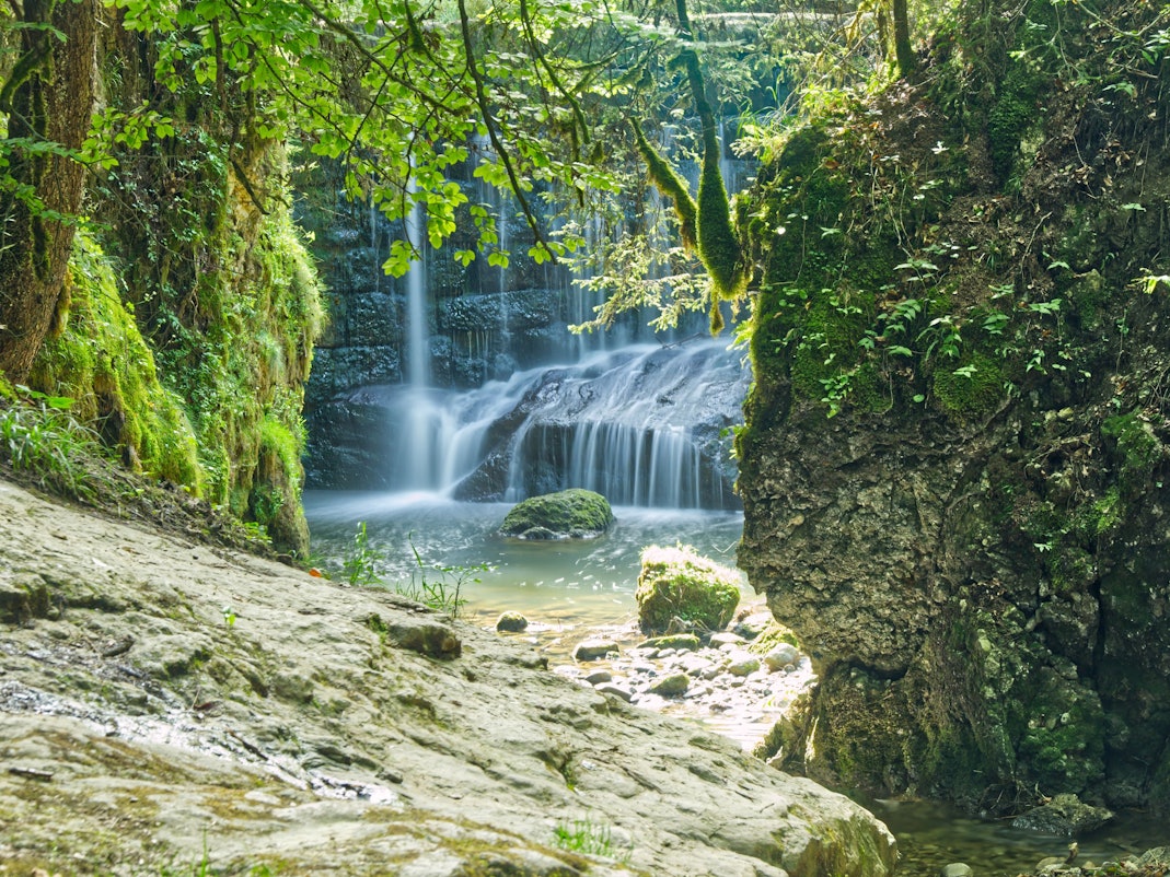 Definitiv einen Besuch wert: der Geratser Wasserfall.