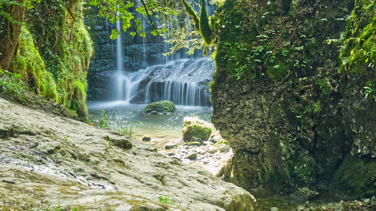 Definitiv einen Besuch wert: der Geratser Wasserfall.