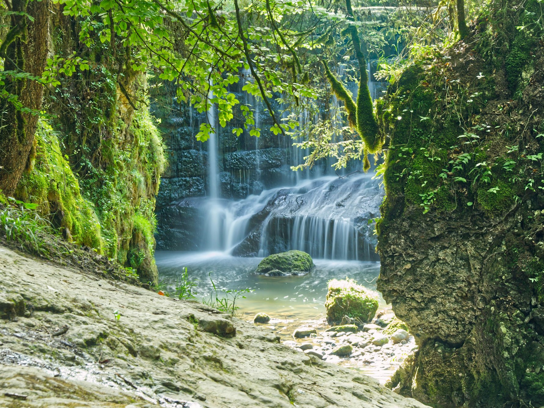 Definitiv einen Besuch wert: der Geratser Wasserfall.