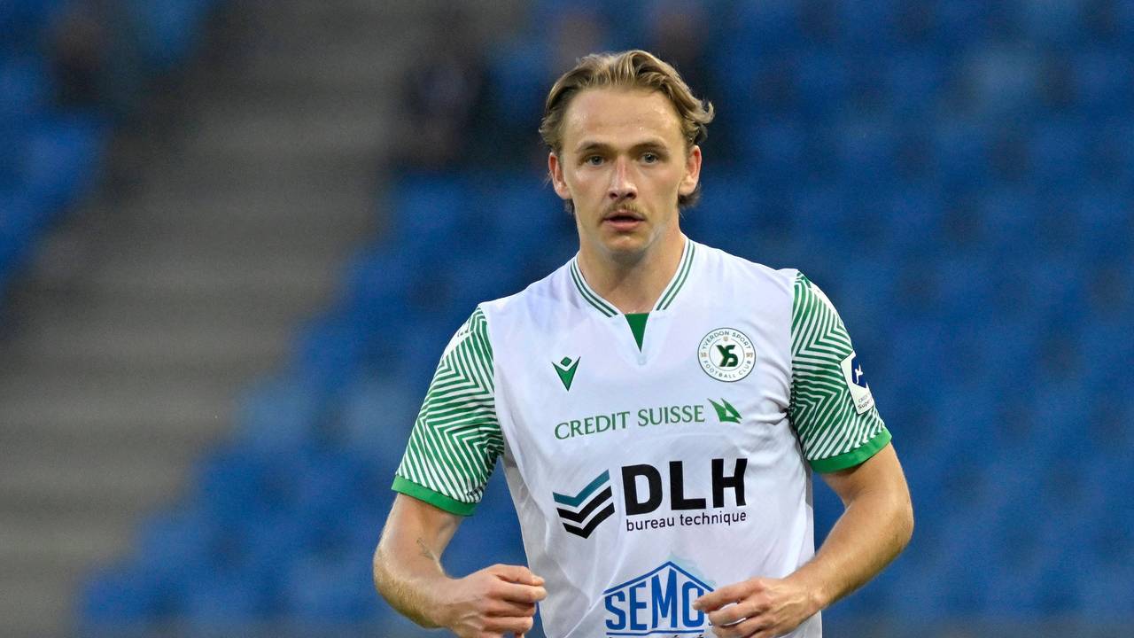 Mathias Olesen im Trikot von Yverdon Sport FC.