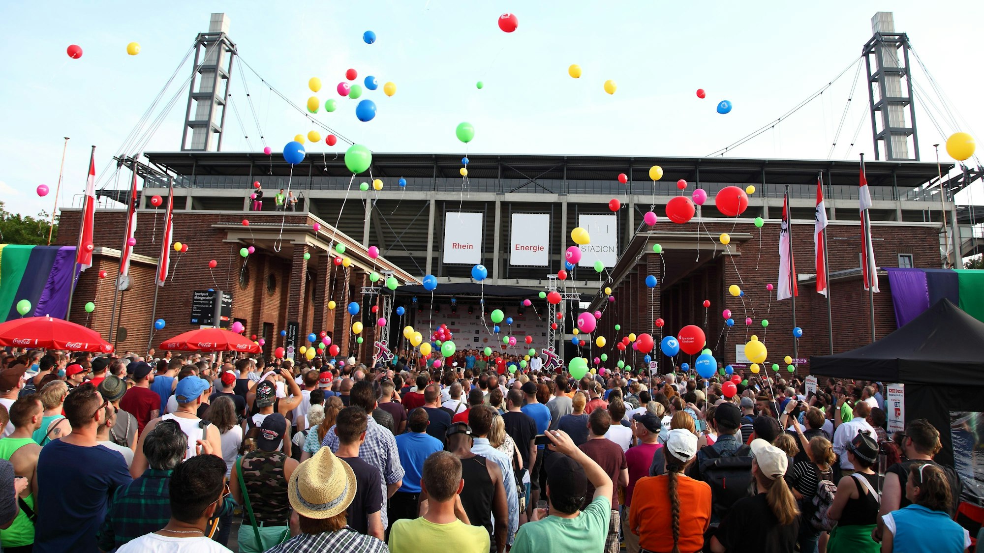 Blick auf das Gelände beim Come-Together-Cup.