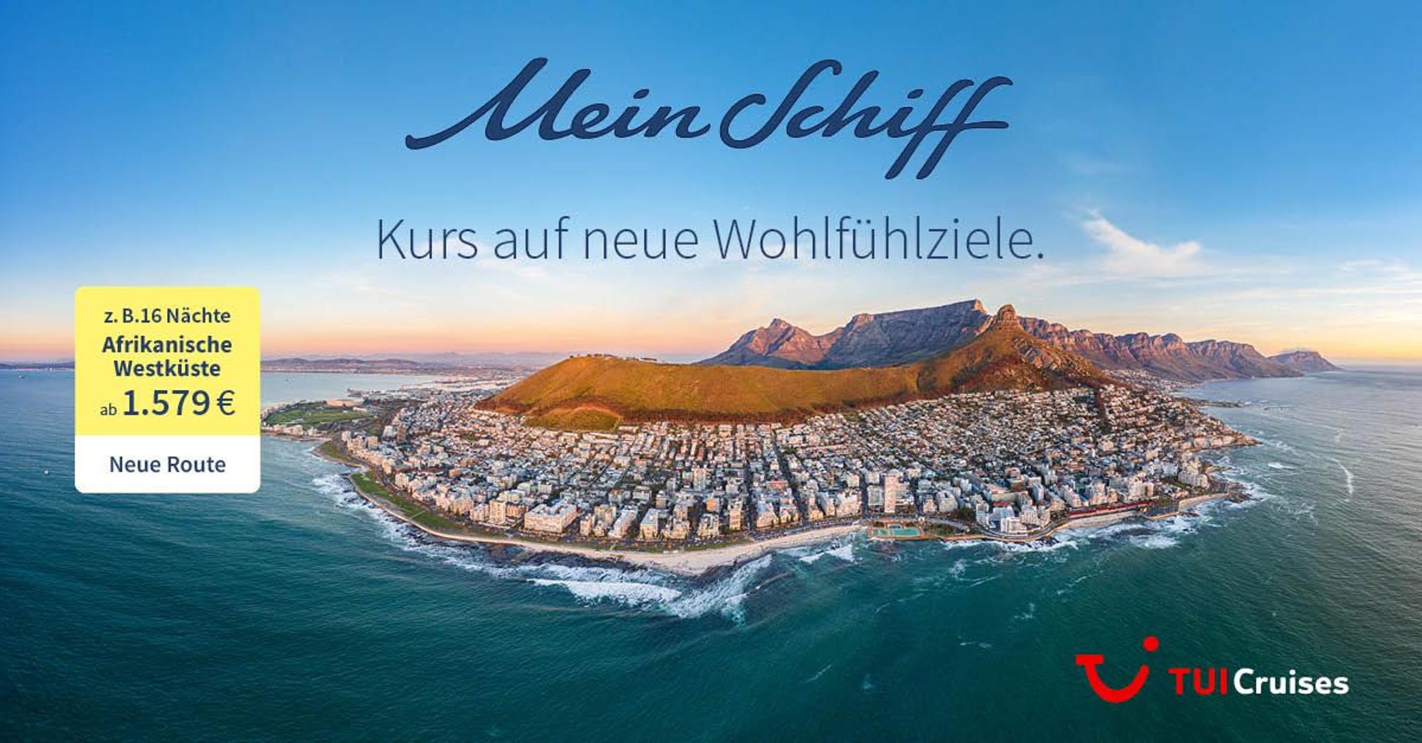 Mein Schiff - Afrika Kreuzfahrten ab 1.579€