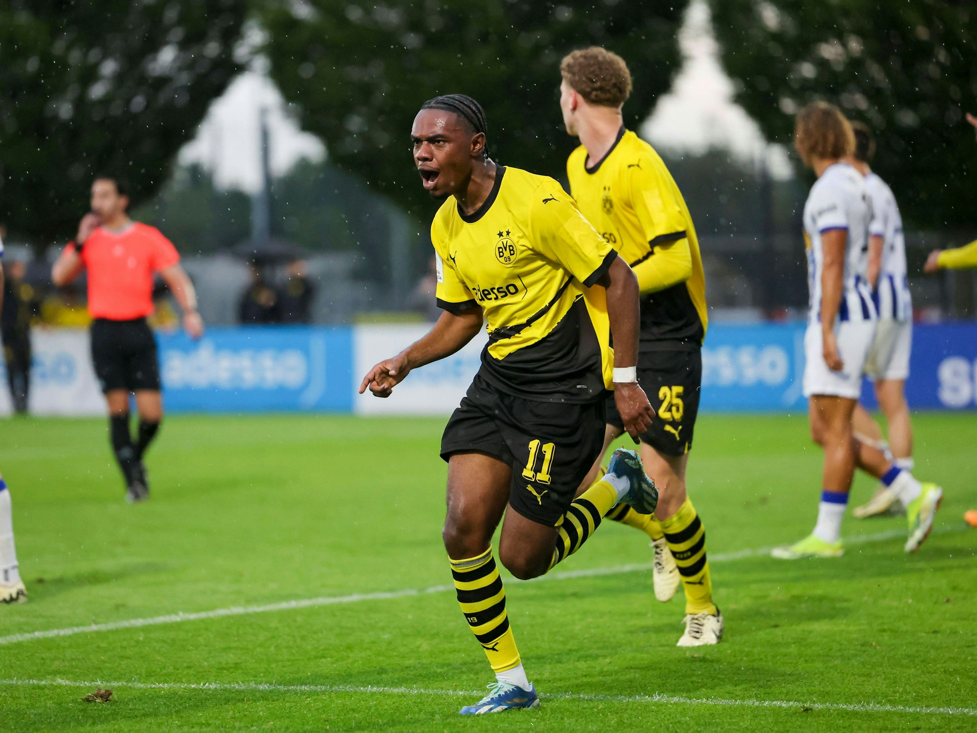 Charles Herrmann im Trikot von Borussia Dortmund.