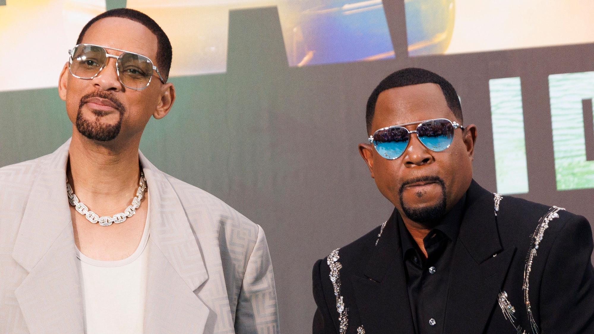 Die Schauspieler Will Smith (l.) und Martin Lawrence posieren für die Kamera.