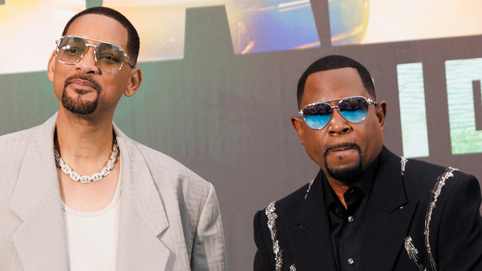 Die Schauspieler Will Smith (l.) und Martin Lawrence posieren für die Kamera.