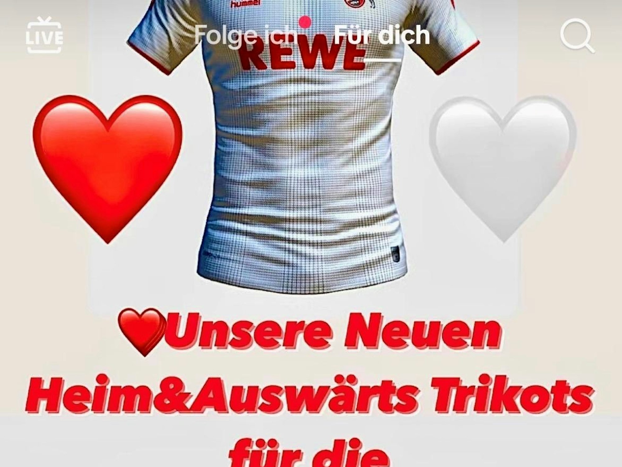 Die neuen Trikots des 1. FC Köln?